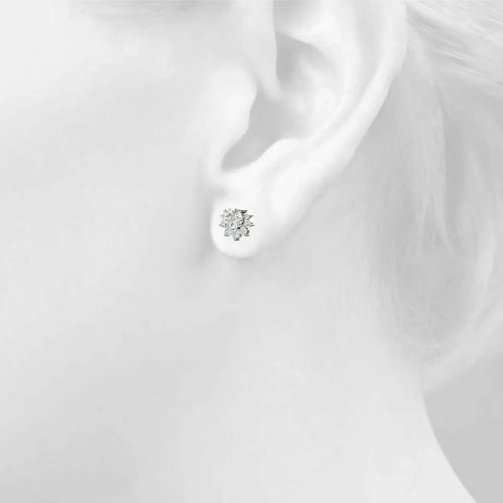 14K Diamond Earring