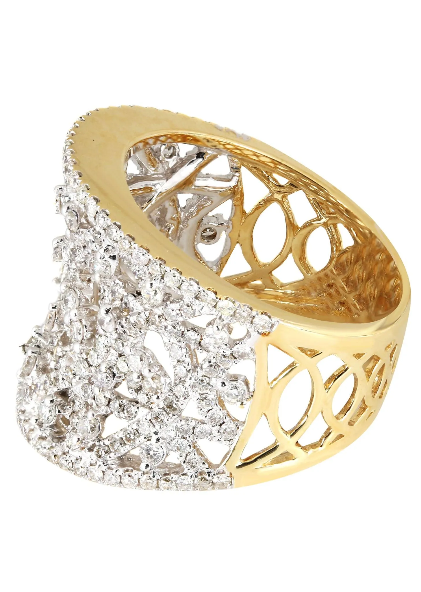 14K Ladies Diamond Cocktail Ring | 1.72 Carats | 9.72 Grams