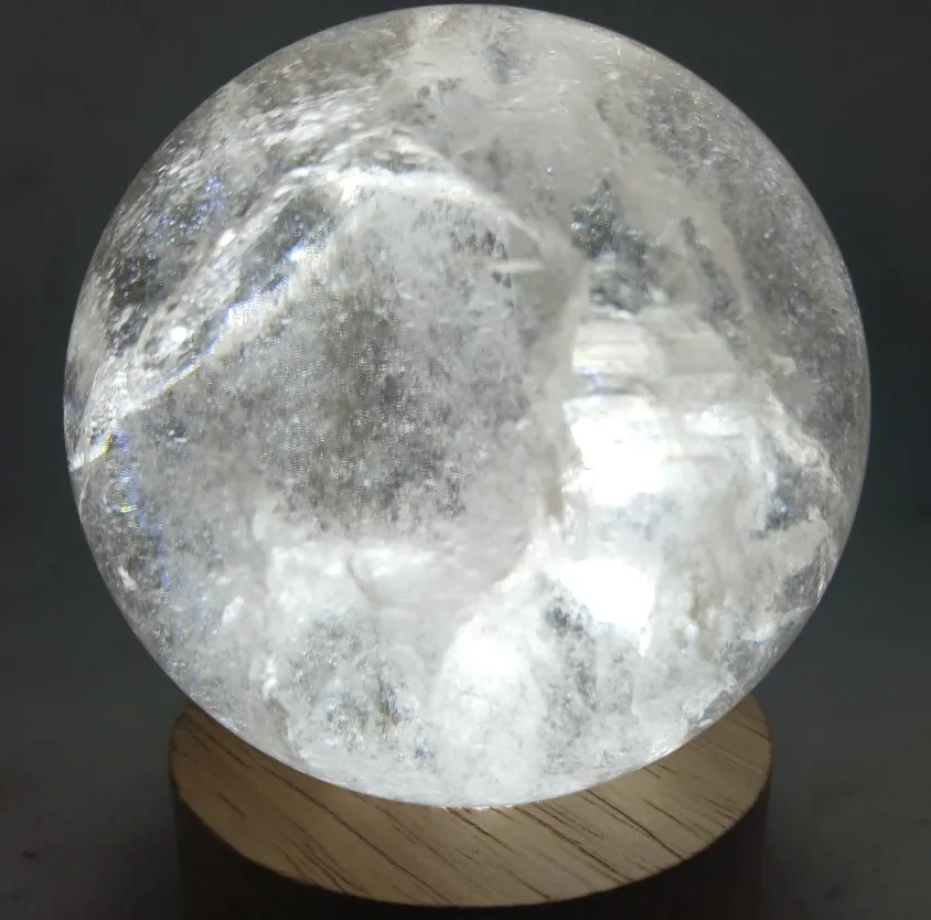 503G Smoky Quartz Crystal Sphere