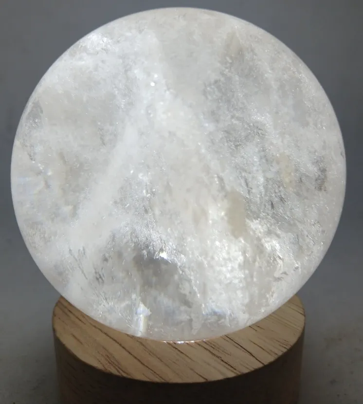 503G Smoky Quartz Crystal Sphere