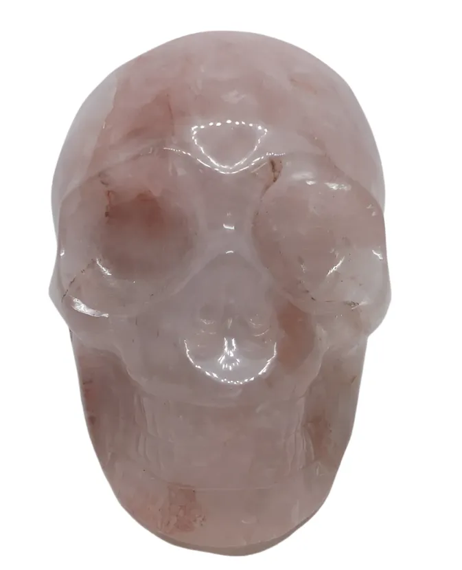 522g Fire Quartz Crystal Skull