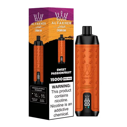 Al Fakher Crown Bar 15000 Puffs Disposable Vape Device - 1PC