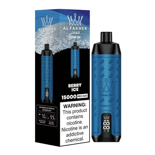 Al Fakher Crown Bar 15000 Puffs Disposable Vape Device - 1PC