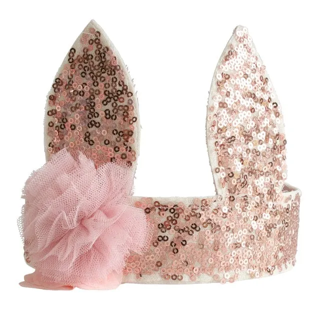 Alimrose Sequin Bunny Crown