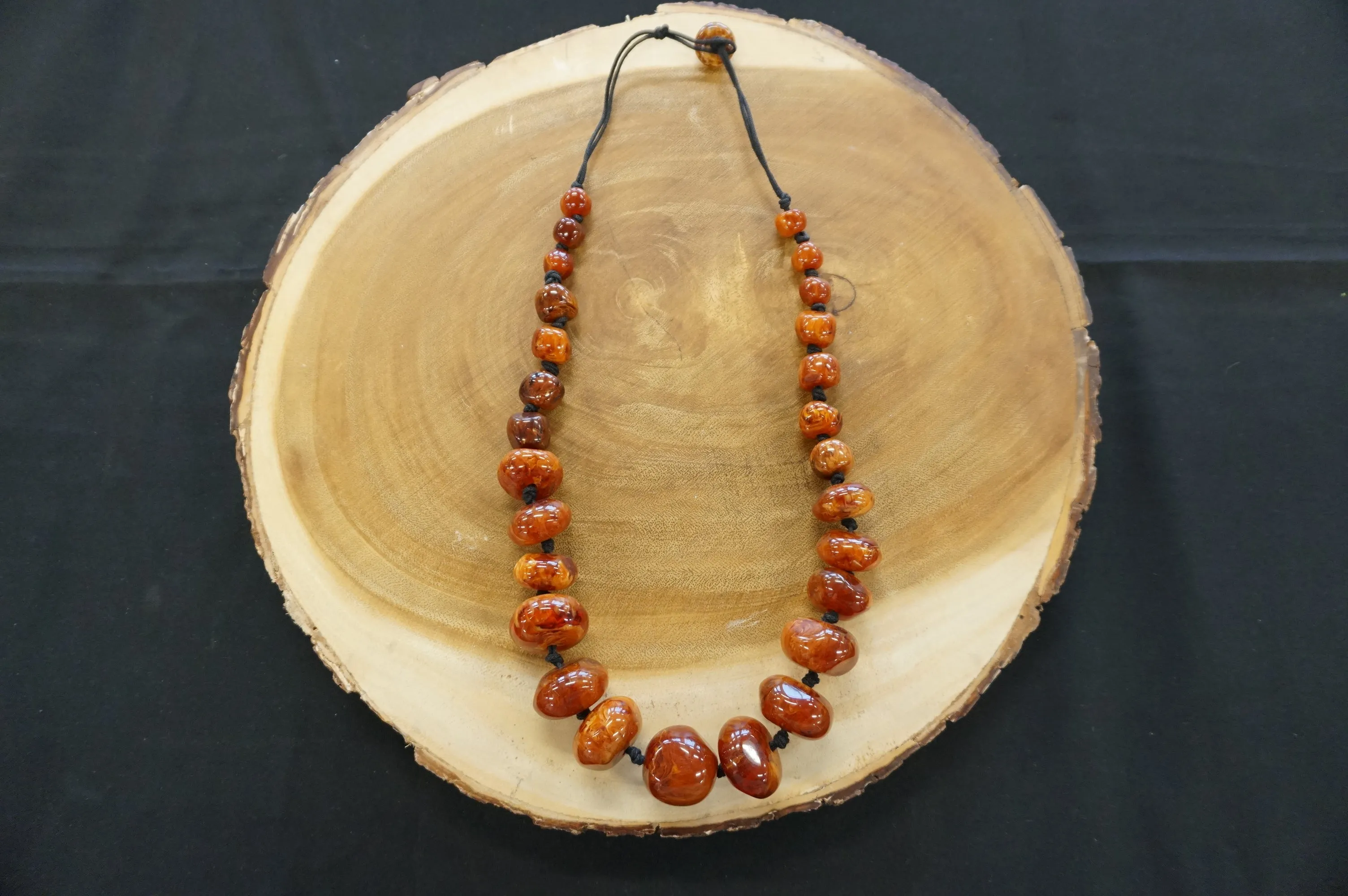 Amber Stone Necklace