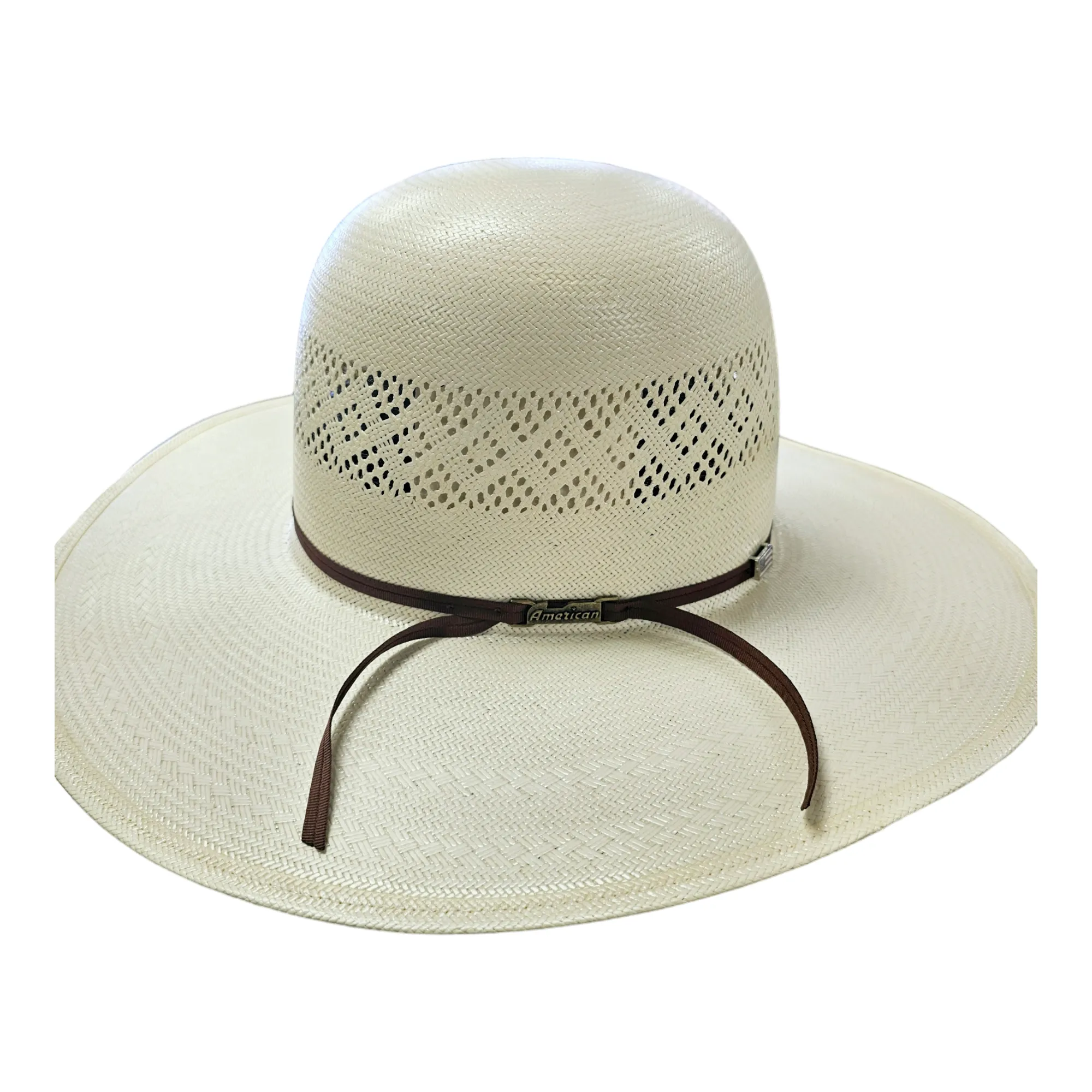 American Hat Co. Straw Hat - #8300 OPEN CROWN