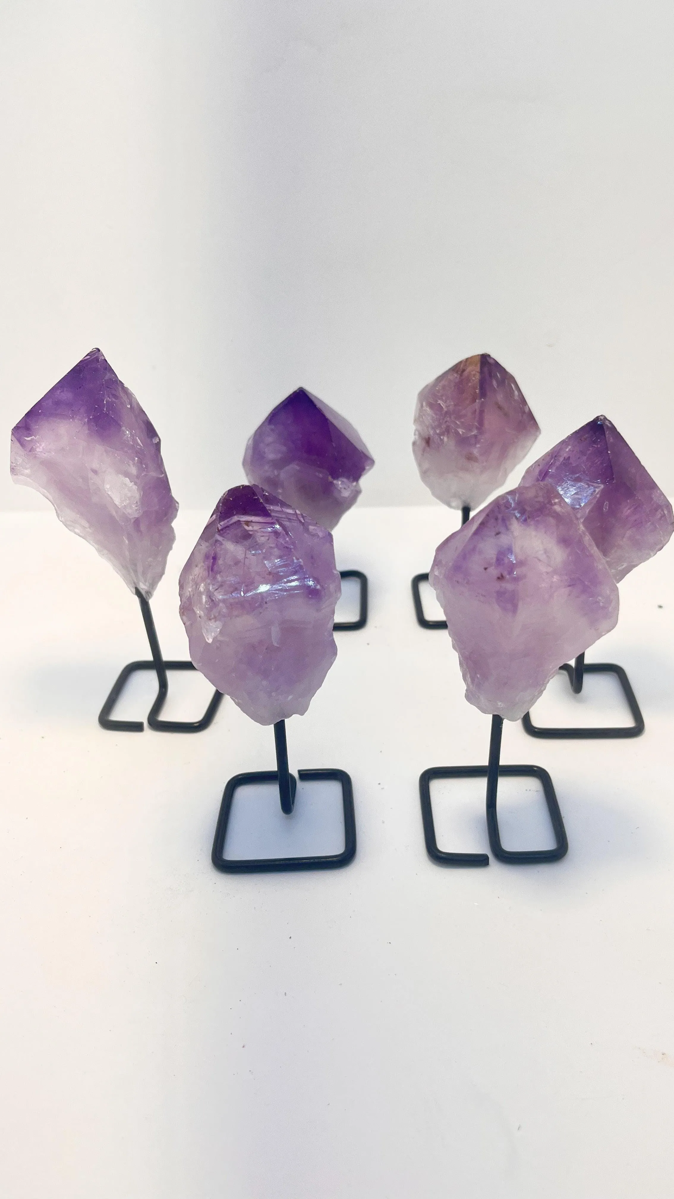 Amethyst Crystal Quartz on Stand