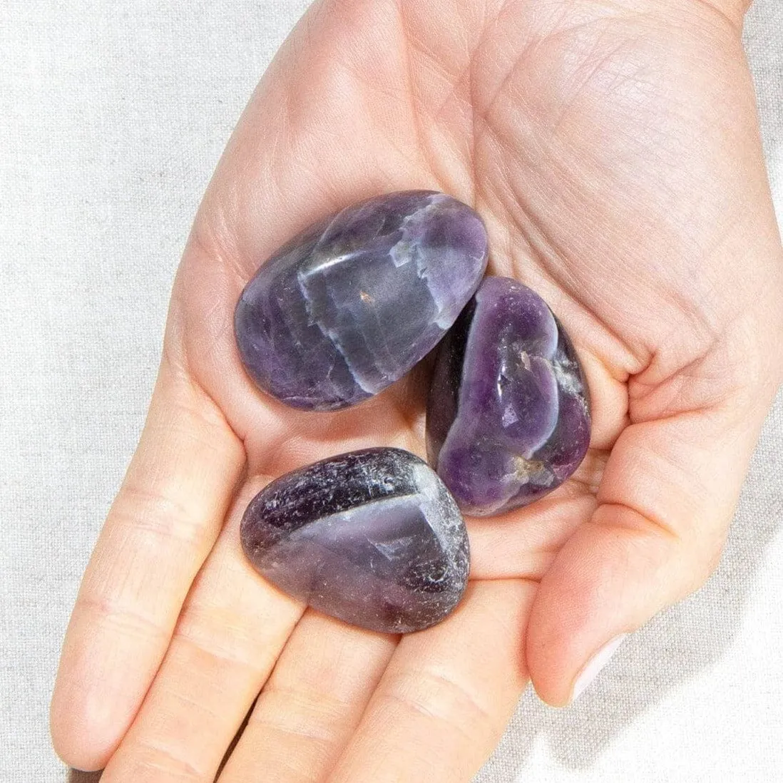 Amethyst Crystal Stone Set by Tiny Rituals