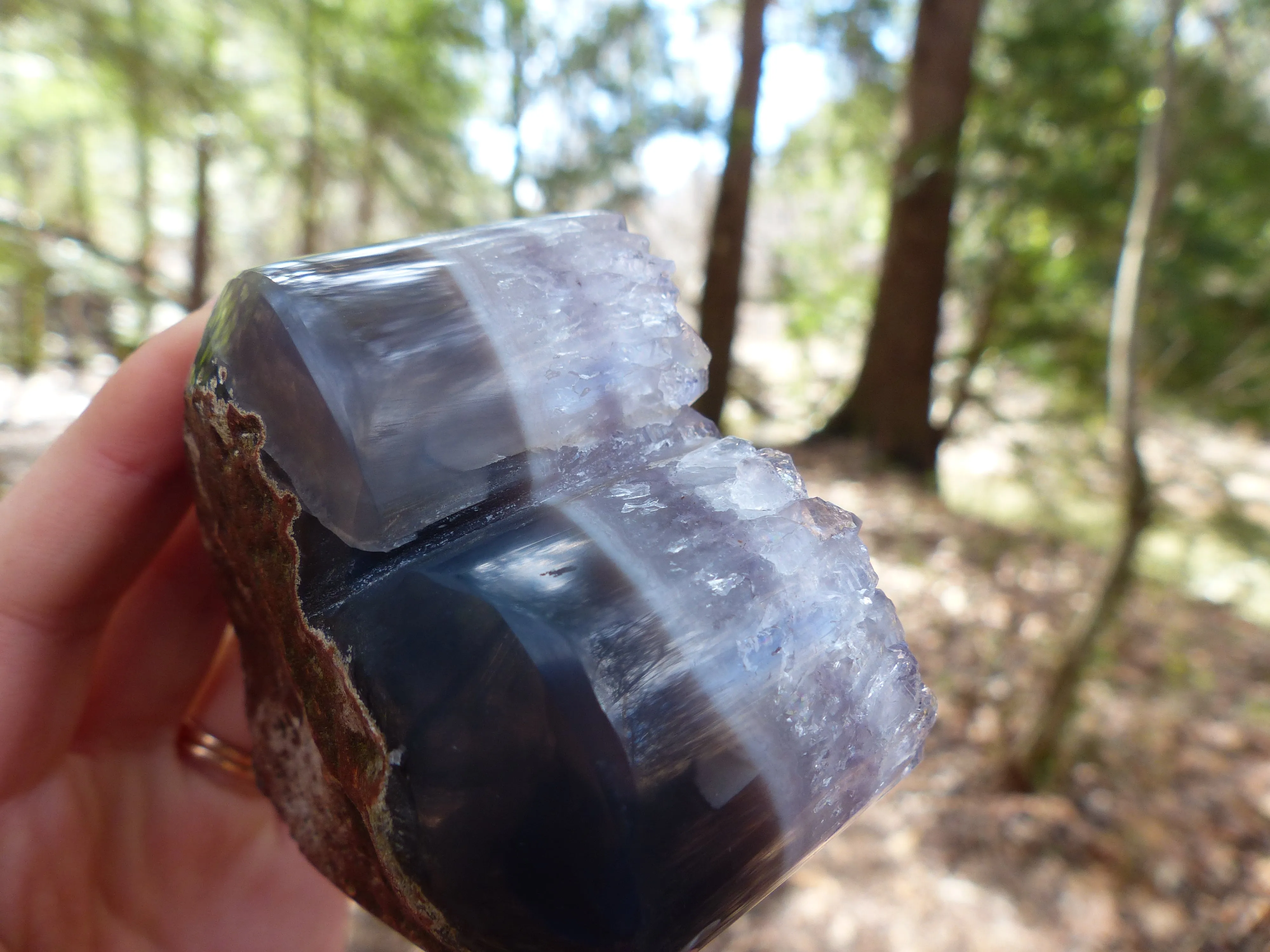 Amethyst Geode & Agate Heart (#2)