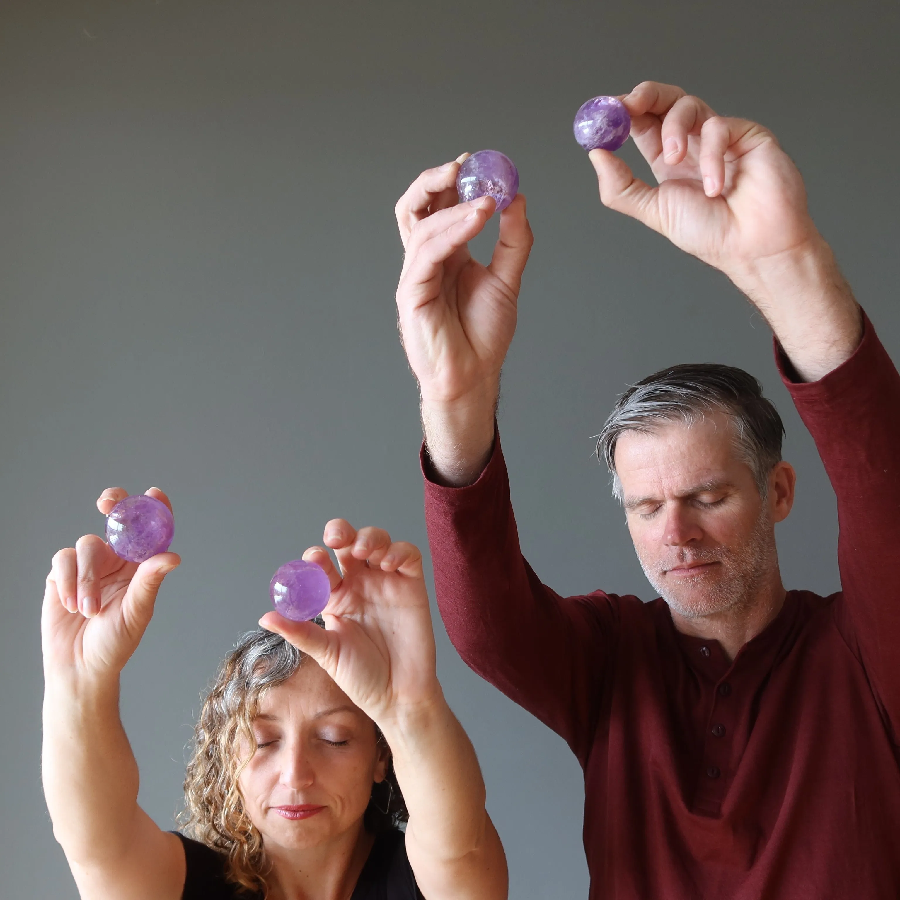 Amethyst Sphere High Archangel Crystal Ball