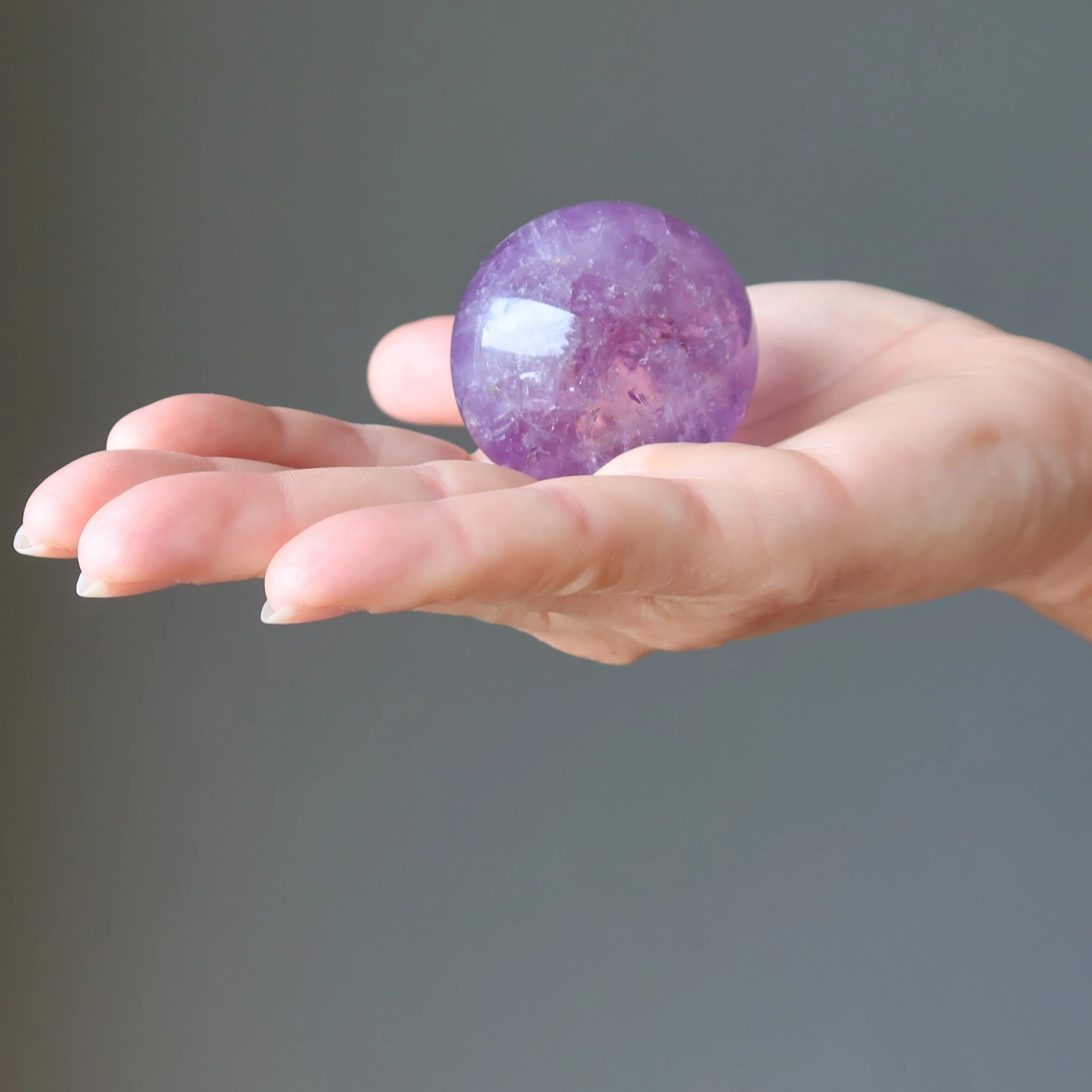 Amethyst Sphere High Archangel Crystal Ball