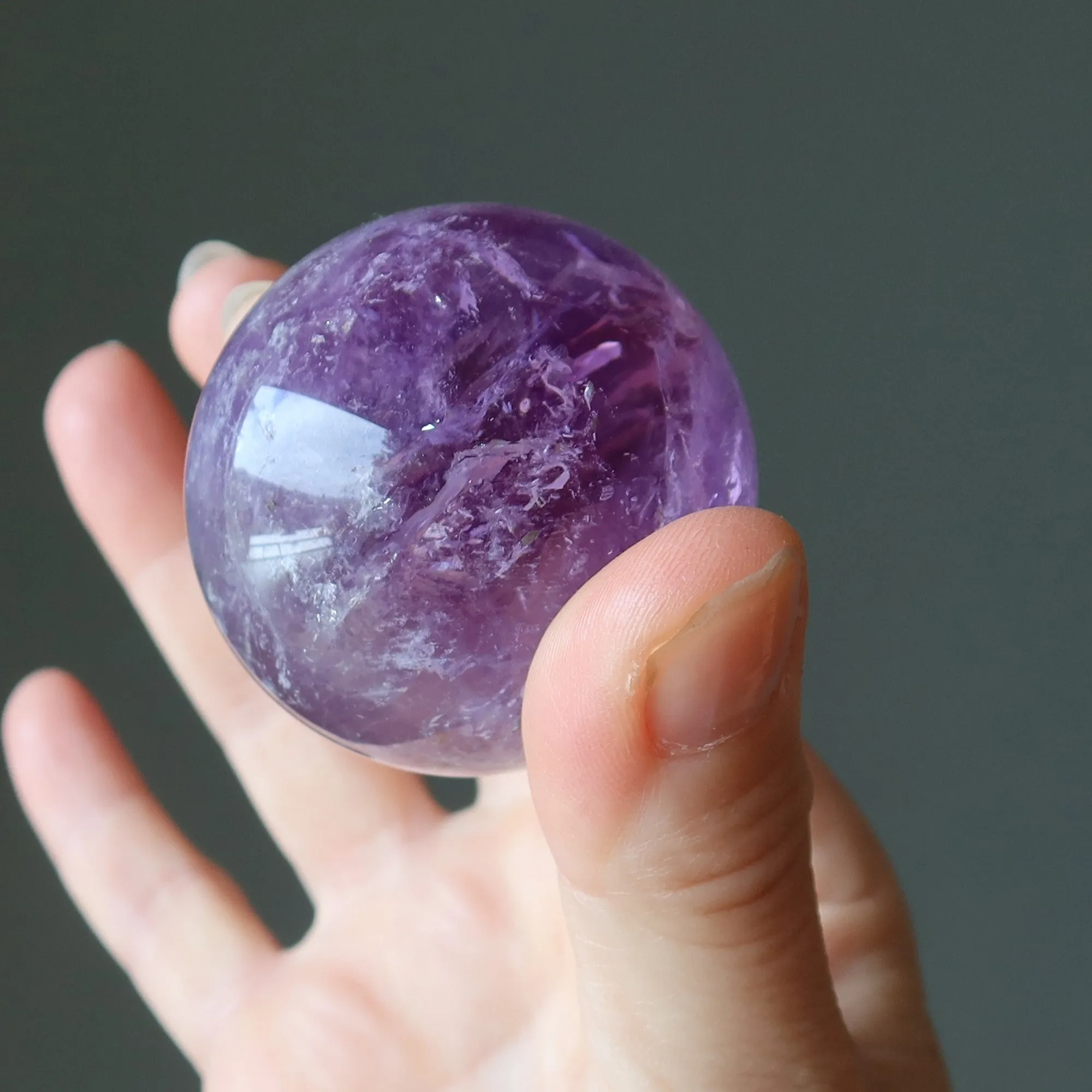 Amethyst Sphere High Archangel Crystal Ball