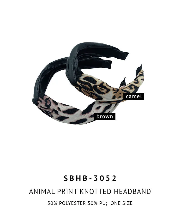 Animal Print Knotted Headband