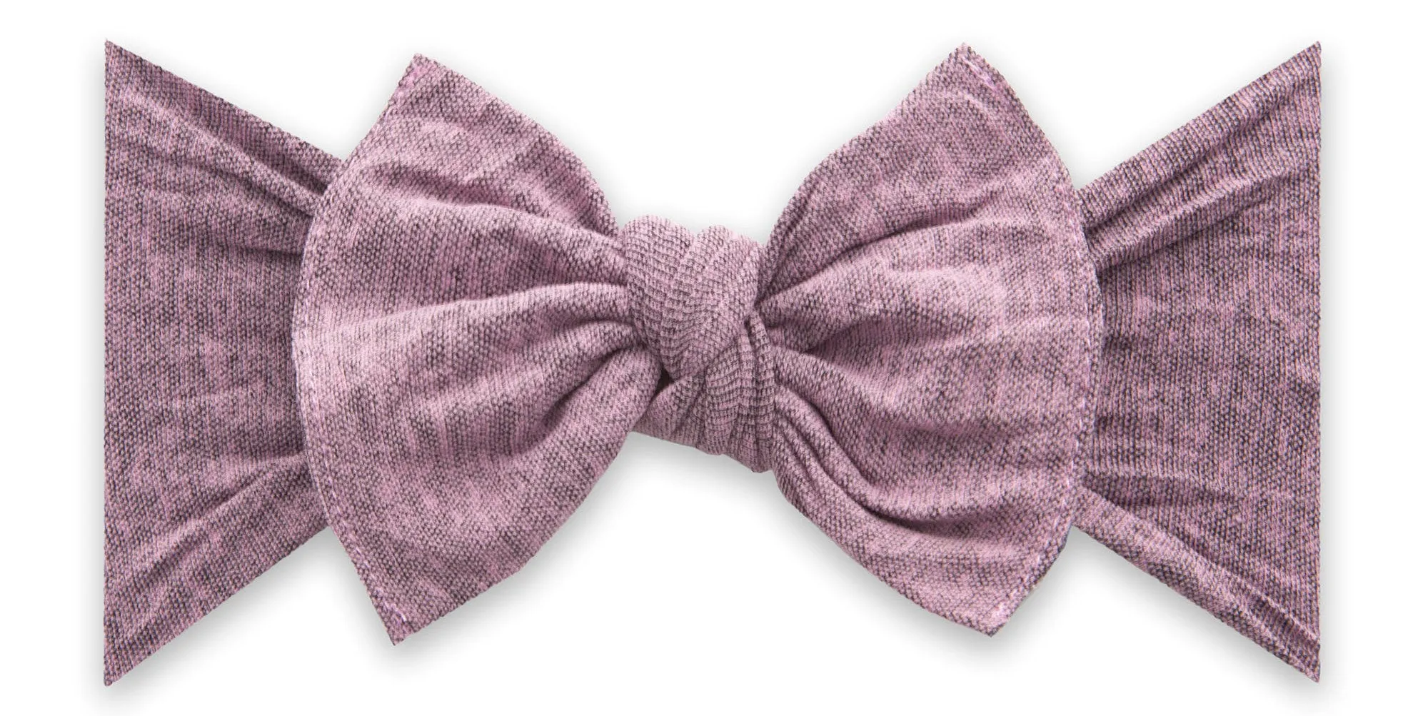 Baby Bling Heathered Blossom Patterned Knot Headband