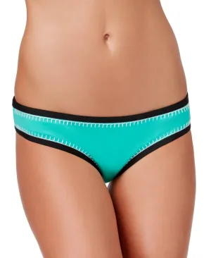 Bar III Women's Whip It Good Stitched Hipster Bikini Bottoms, Jade, L