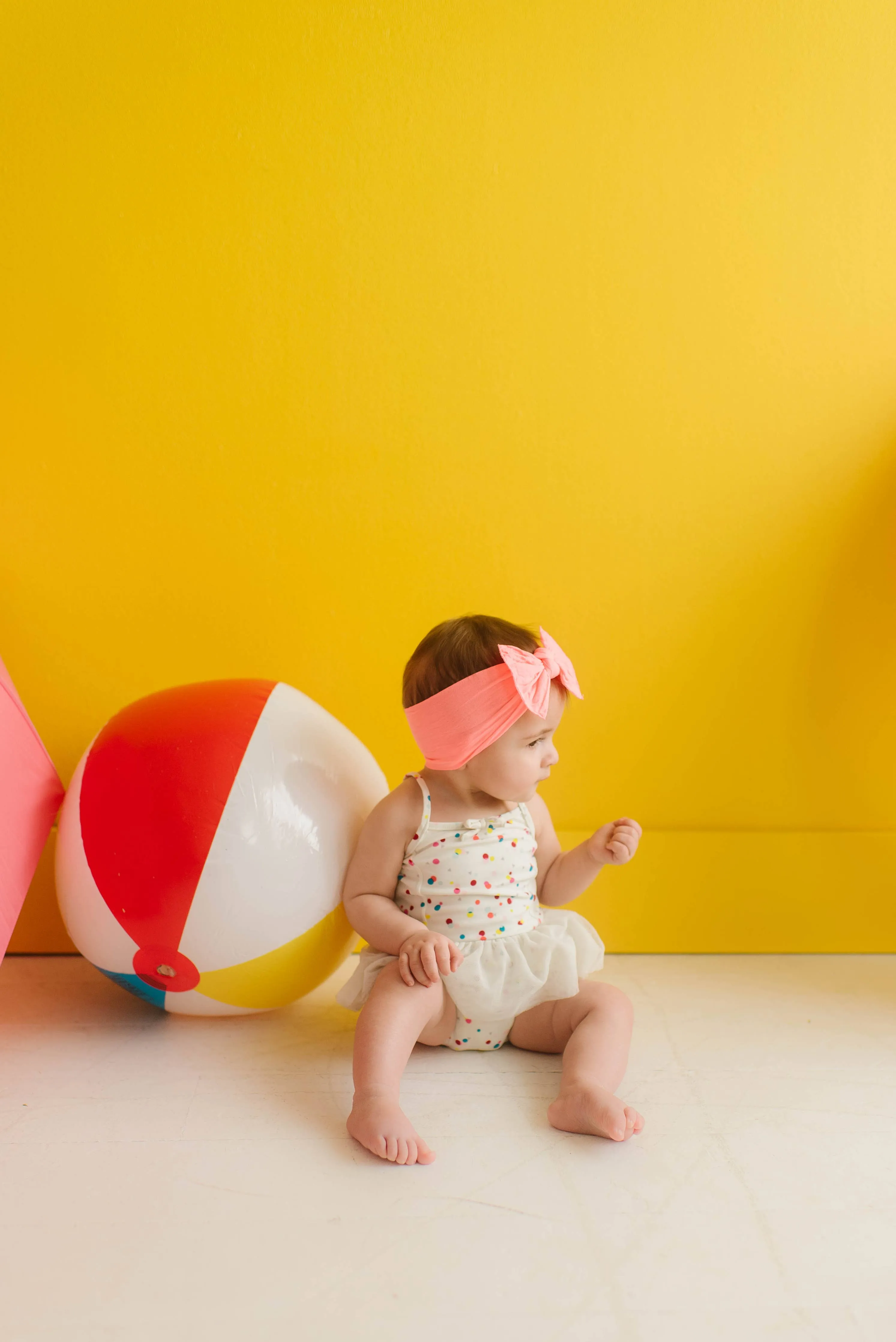 BBB Knot Headband in  Neon Coral