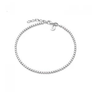 Beaded Chain Sterling Silver Bracelet RBR02_SLV