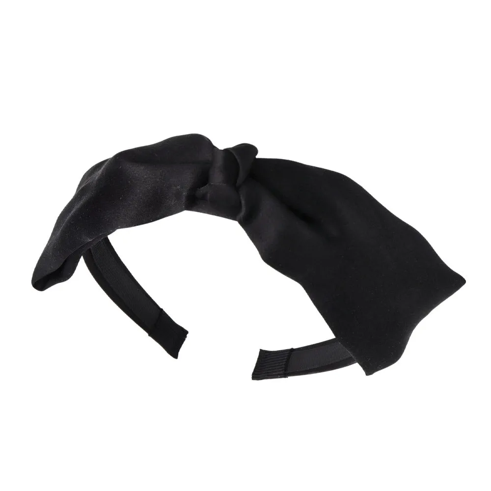 Black Top Bow Headband