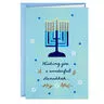 Blue Menorah Boxed Hanukkah Cards, Pack of 16