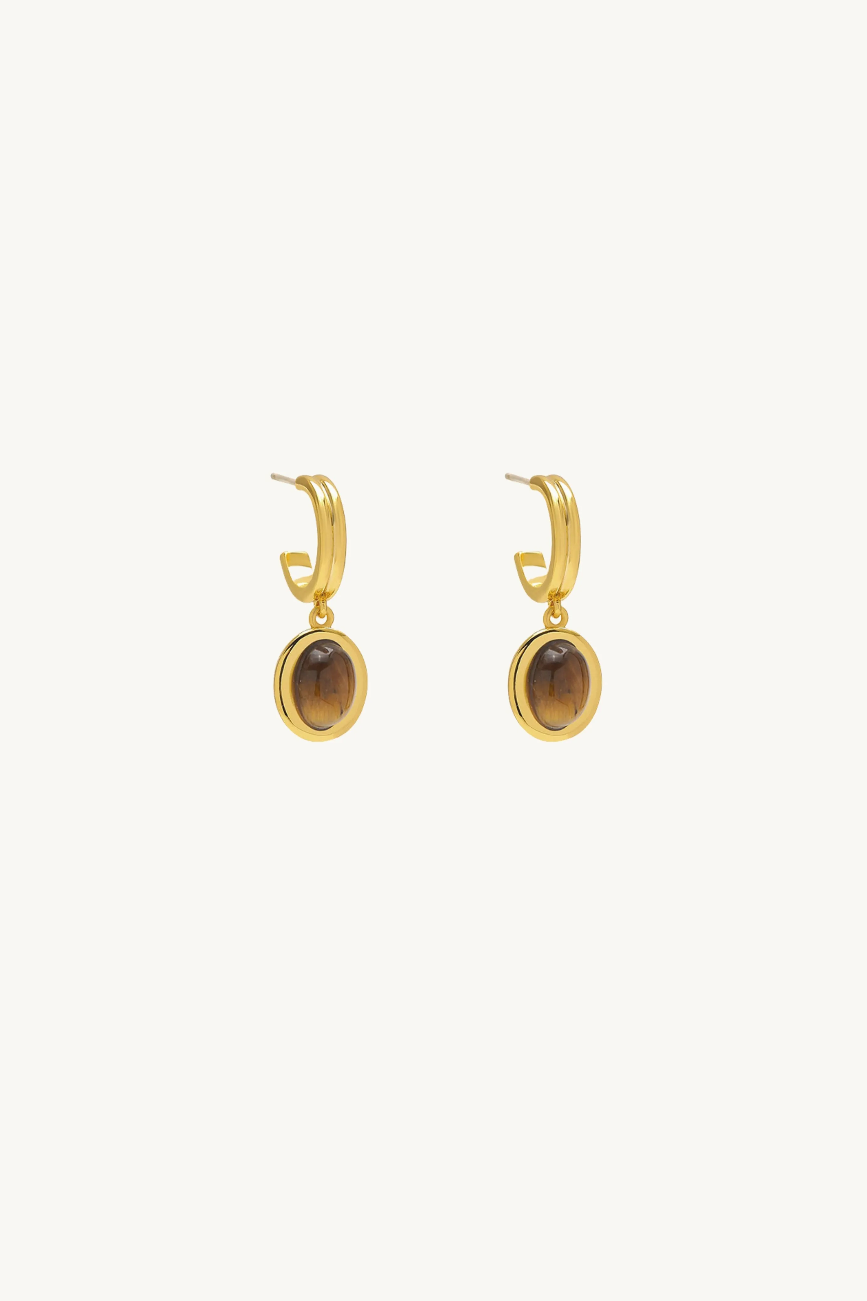 Bron Tiger's Eye Earrings