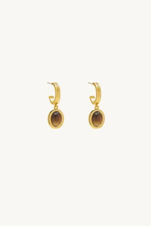 Bron Tiger's Eye Earrings