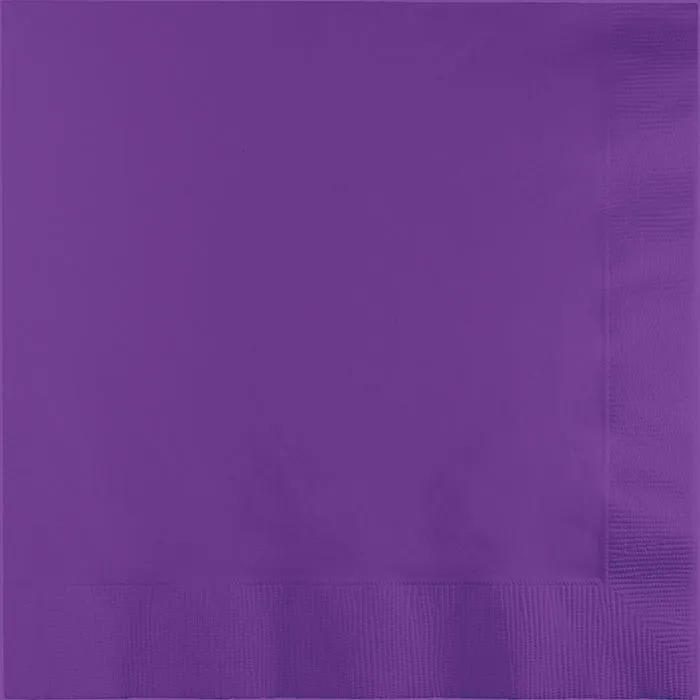 Bulk Amethyst Purple Luncheon Napkins 3 ply (500 per Case)