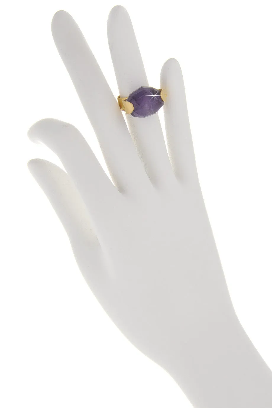 BY THE STONES AMETHYST Gold Ring