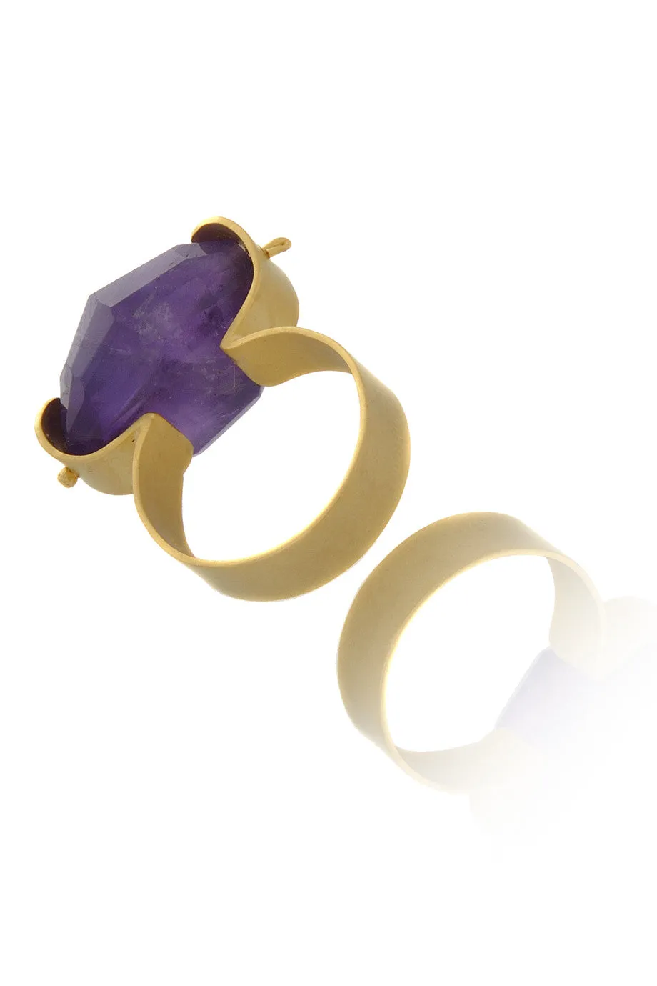 BY THE STONES AMETHYST Gold Ring