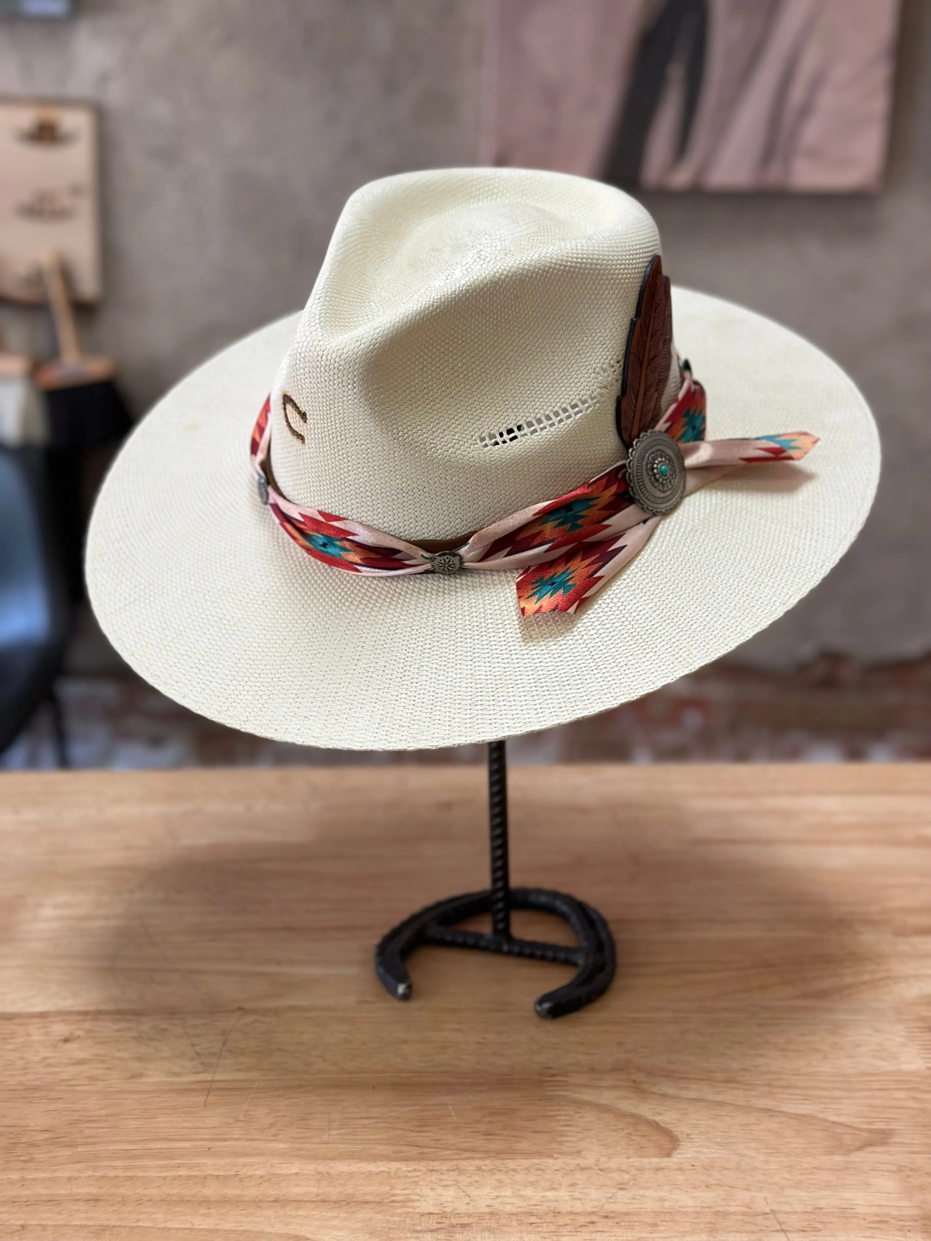 Charlie 1 Horse Navajo Straw Hat