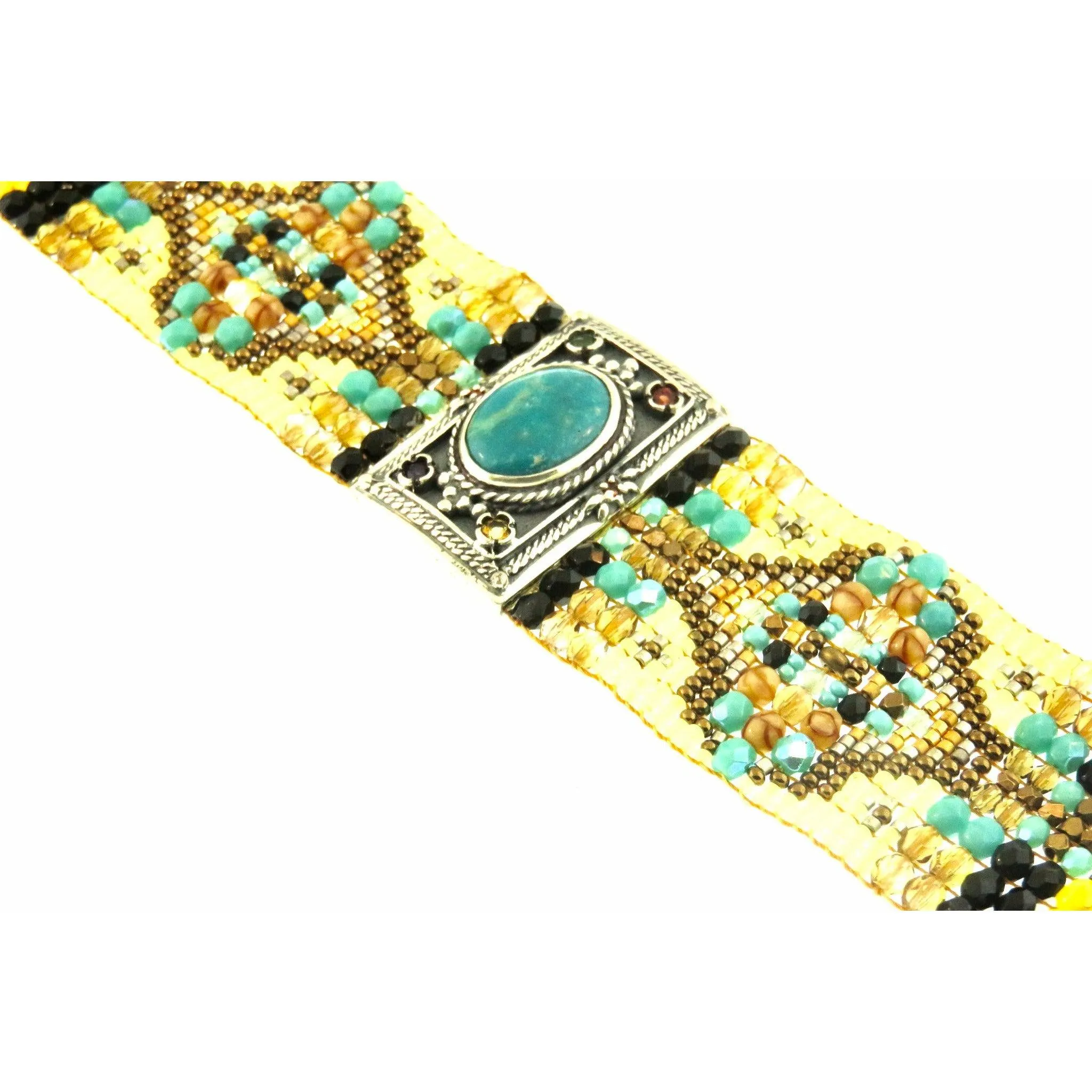 Chili Rose  "Yellow Medallion " Diana Bracelet