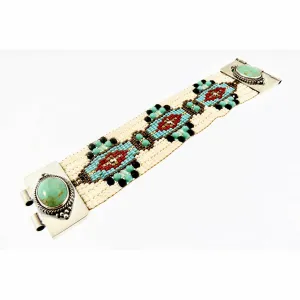 Chili Rose  Turquoise & Mint  Diana Bracelet