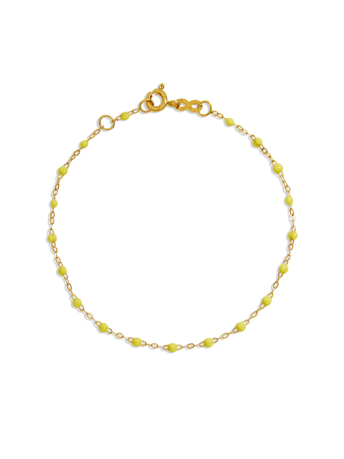 Classic Gigi Mimosa Resin Yellow Gold Bracelet