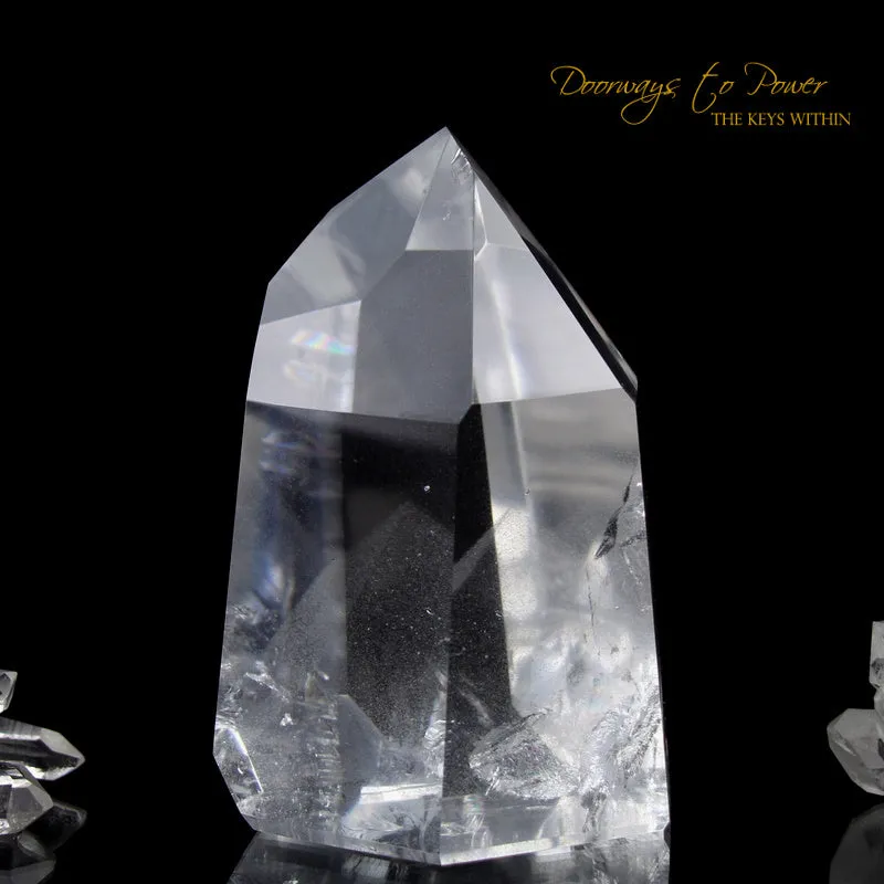 Clear Quartz Phantom Temple Heart Dow Master Crystal 'Power Healer'