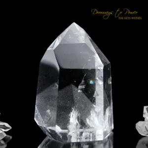 Clear Quartz Phantom Temple Heart Dow Master Crystal 'Power Healer'