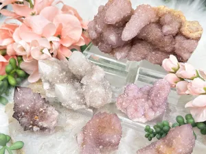 Colorful Spirit Quartz Clusters