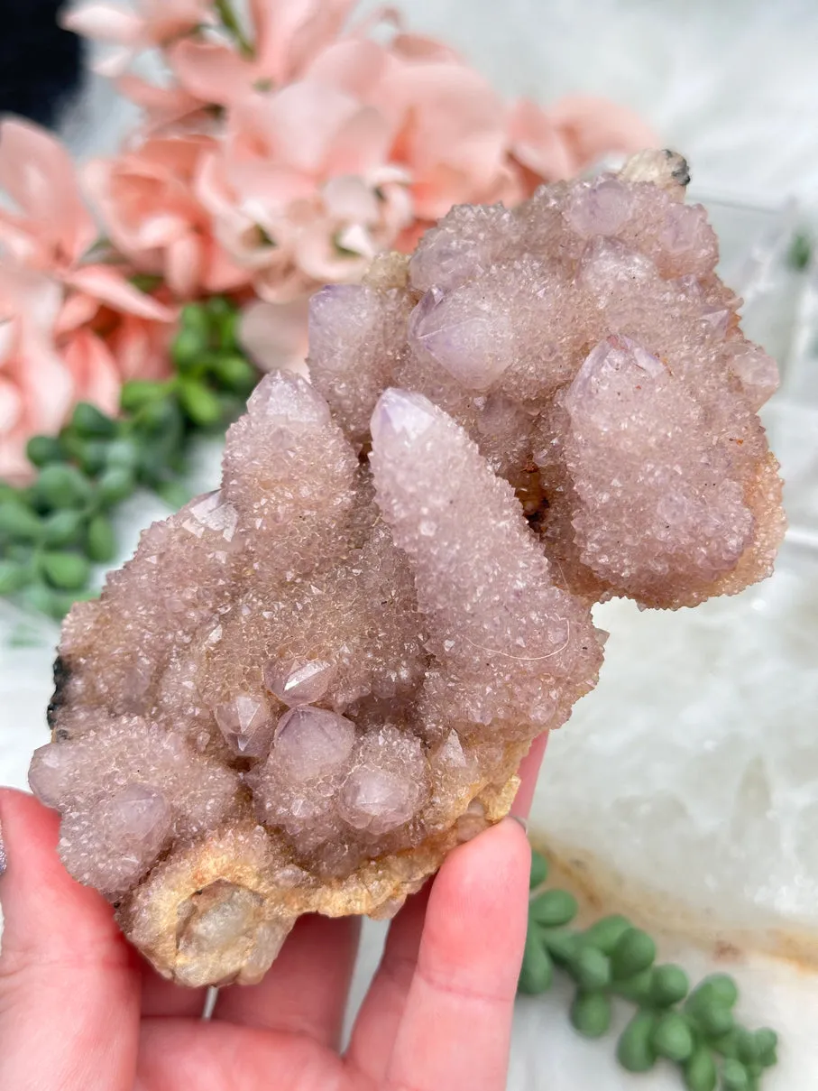 Colorful Spirit Quartz Clusters