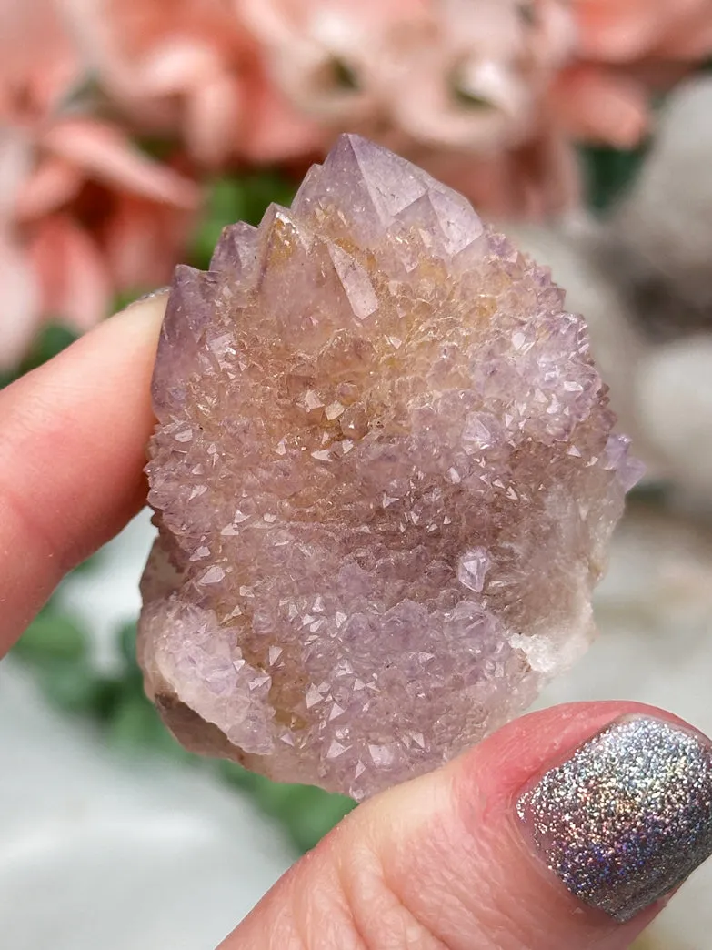 Colorful Spirit Quartz Clusters