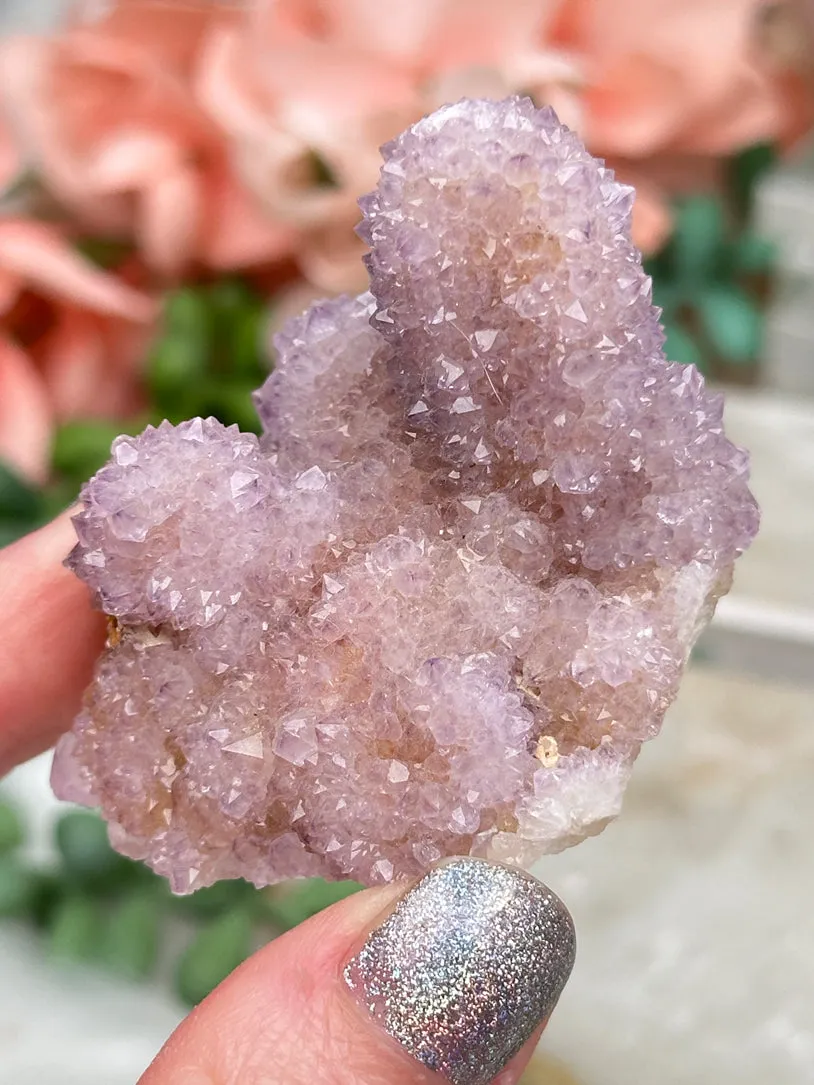 Colorful Spirit Quartz Clusters