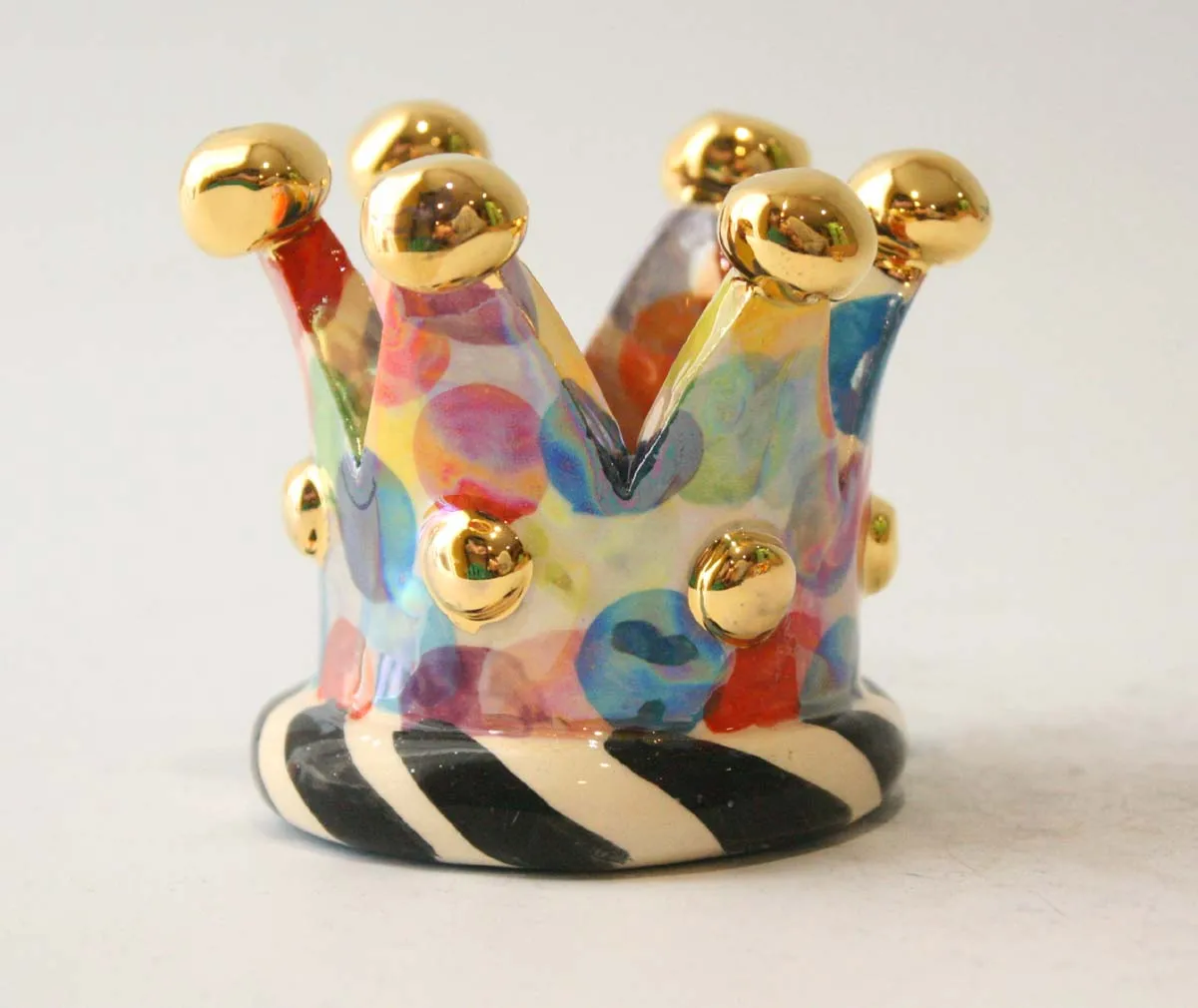 Crown Candleholder in Buble