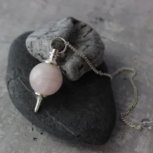 Crystal Pendulum Rose Quartz