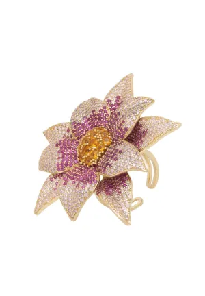 Daisy Flower Ring Pink