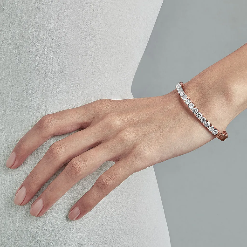 Diamond2 Oval Bangle