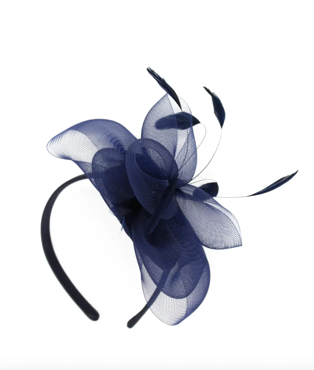 Elisa Fascinator - Navy