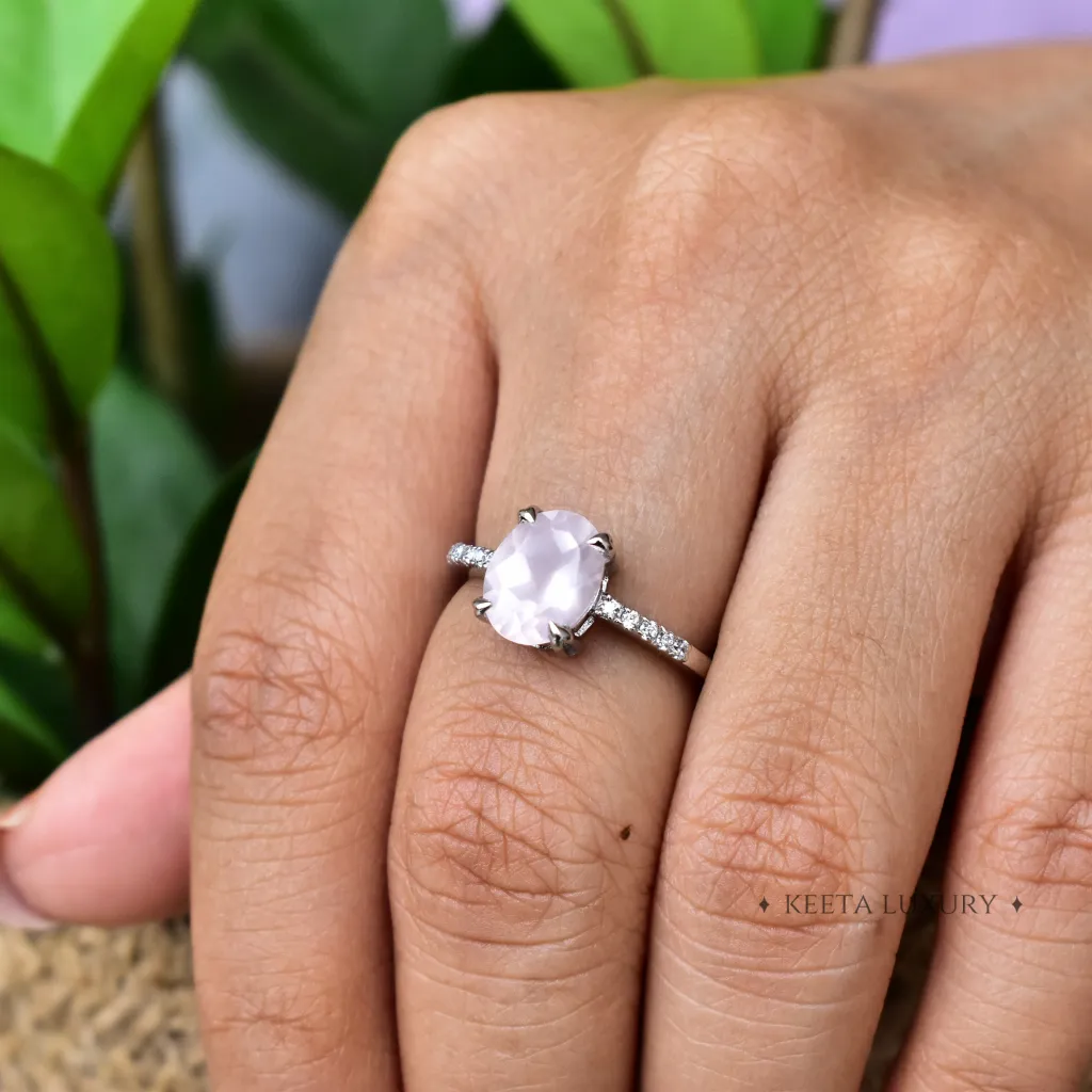 Empress - Rose Quartz Ring