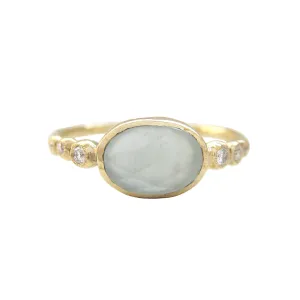 Freshwater Aquamarine Ring