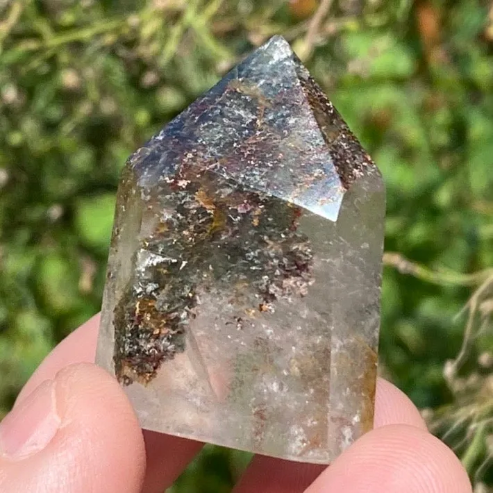 Garden / Phantom Quartz Lodolite Included Quartz Phantom Quartz Tower