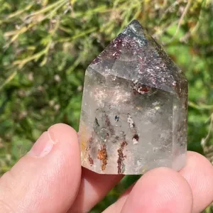 Garden / Phantom Quartz Lodolite Included Quartz Phantom Quartz Tower