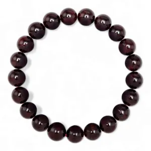 Garnet Unisex Reiki Healing Beaded Gemstone Bracelet