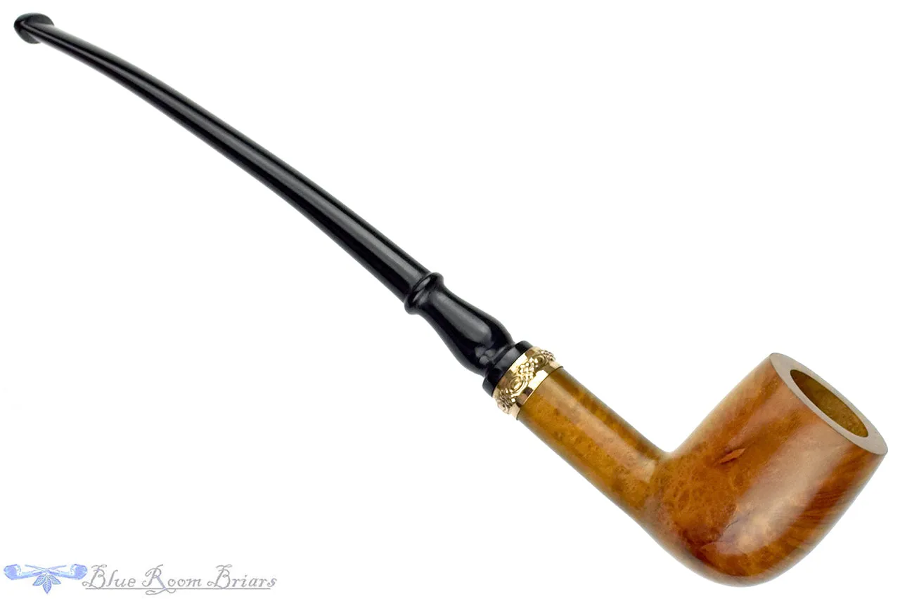 Genod Pipe Bent Billiard Demi-Warden with Copper