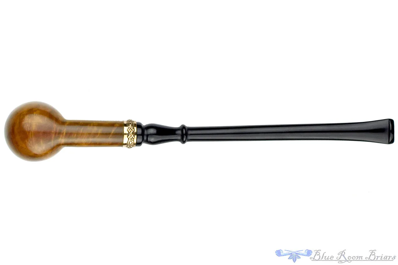 Genod Pipe Bent Billiard Demi-Warden with Copper